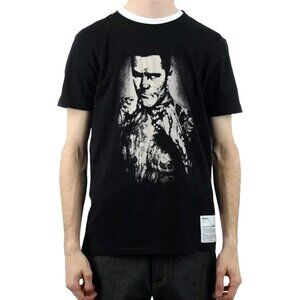 Wezc T shirt Black and white Fighter NWT